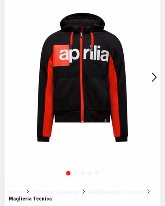 Felpa Aprilia con protezioni
