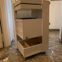 Tecnigrafo + sedia + carrello cancelleria