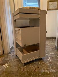 Tecnigrafo + sedia + carrello cancelleria