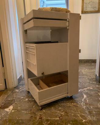 Tecnigrafo + sedia + carrello cancelleria