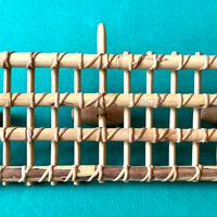 Appendi abiti in rattan