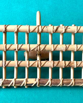 Appendi abiti in rattan