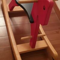 Cavallo a dondolo vintage per bambini 