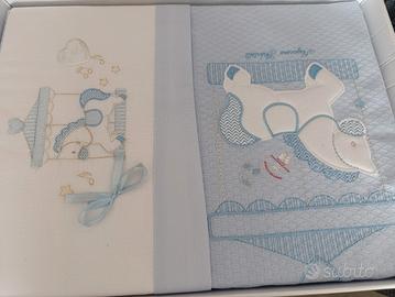 Completo di lenzuola e copertina neonato