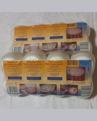 Maxi lotto 2 confezioni filo cotone uncinetto 800g