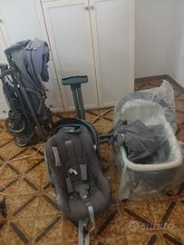 Trio nascita,stand up,borsa e seggiolone