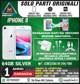 Iphone 8 64gb bianco - totalmente originale