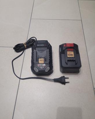 batteria + caricabatterie parkside 