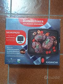 Bistecchiera manico staccabile