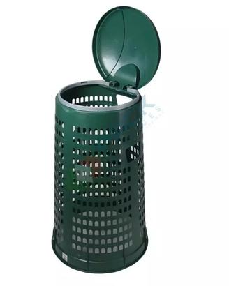 Bidone trespolo portapacchi 110 L  in plastica
