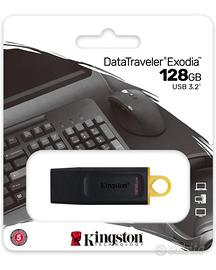 Kingston Flash Drive USB 3.2  128 GB