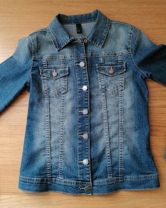 Giubbino jeans Benetton da bambina 11-12A