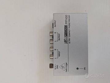 Preamplificatore behringer microphono pp400