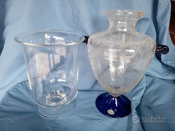 2 VASI IN VETRO MURANO 