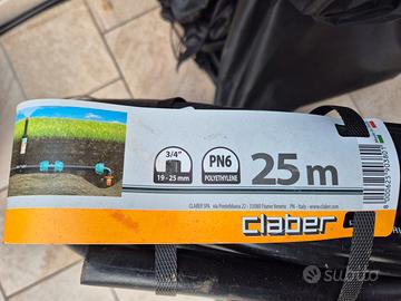 Tubo Claber 3/4" 25 m per irrigazione giardino