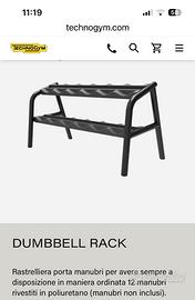 Rastrelliera manubri Tecnogym