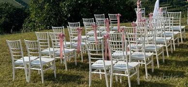 Set addobbi sedie Matrimonio: Sposi + 10 ospiti