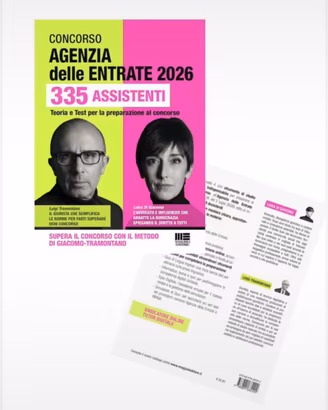 Libro Concorso Agenzia Delle Entrate 2026