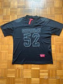 Maglia Supreme Spiderweb Football Jersey Nera