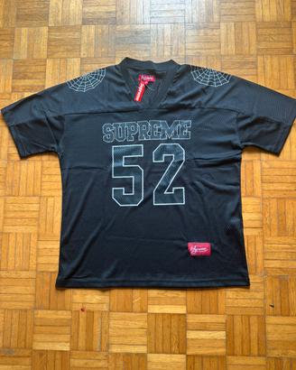 Maglia Supreme Spiderweb Football Jersey Nera