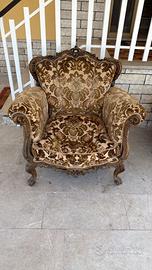 Poltrona stile baracco Veneziano