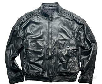 giubotto in Pelle Giorgio Armani