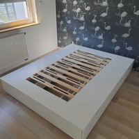 Letto IKEA NORDLI 140x200 con 6 cassetti smontato