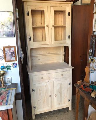 credenza più vetrinetta 