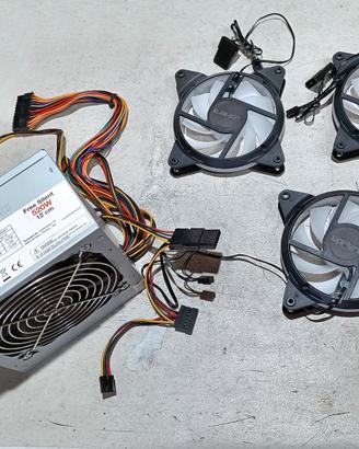 Alimentatore PC + ventole RGB (NUOVI).