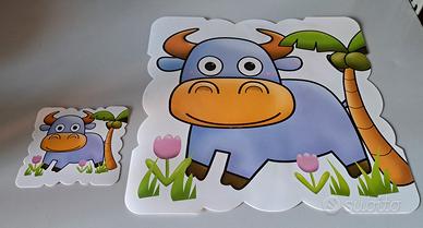 Tovagliette americane con sottobichieri Mucca