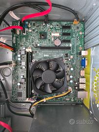 Blocco Mobo + CPU + RAM + PSU + Lettore D