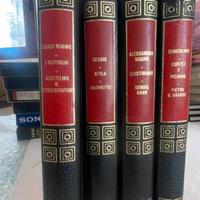 Mini collana 4 libri storici rilegati