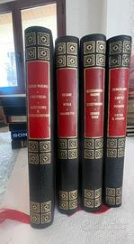 Mini collana 4 libri storici rilegati