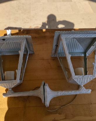 coppia di appliques in ghisa 