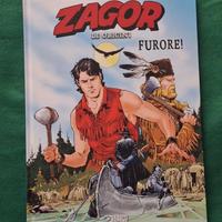 libro fumetti colori ZAGOR LE ORIGINI "FURORE"