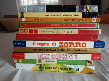 Lotto libri vintage per ragazzi