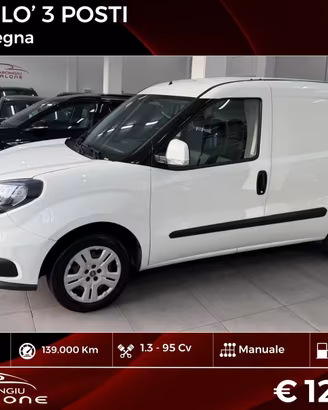 Fiat Doblò MJT 3 posti Lamierato FINANZIABILE
