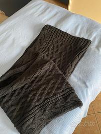 sciarpa invernale color nero