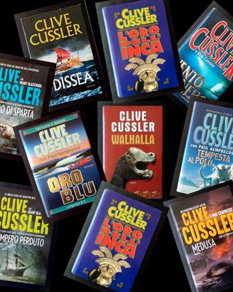 Assortimento libri Clive Cussler