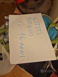 abbigliamento vario ragazzo 11/13 anni