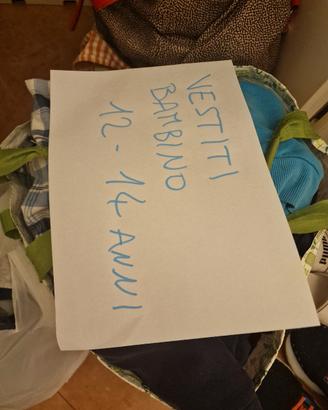 abbigliamento vario ragazzo 11/13 anni