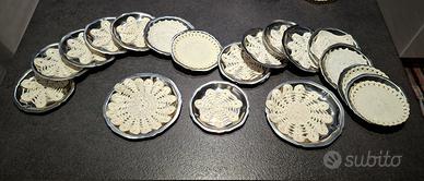 Piattini inox 18/8 con centrini