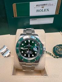 Rolex submariner HULK 116610LV full set 2016