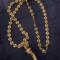 collana d'argento maglia marina