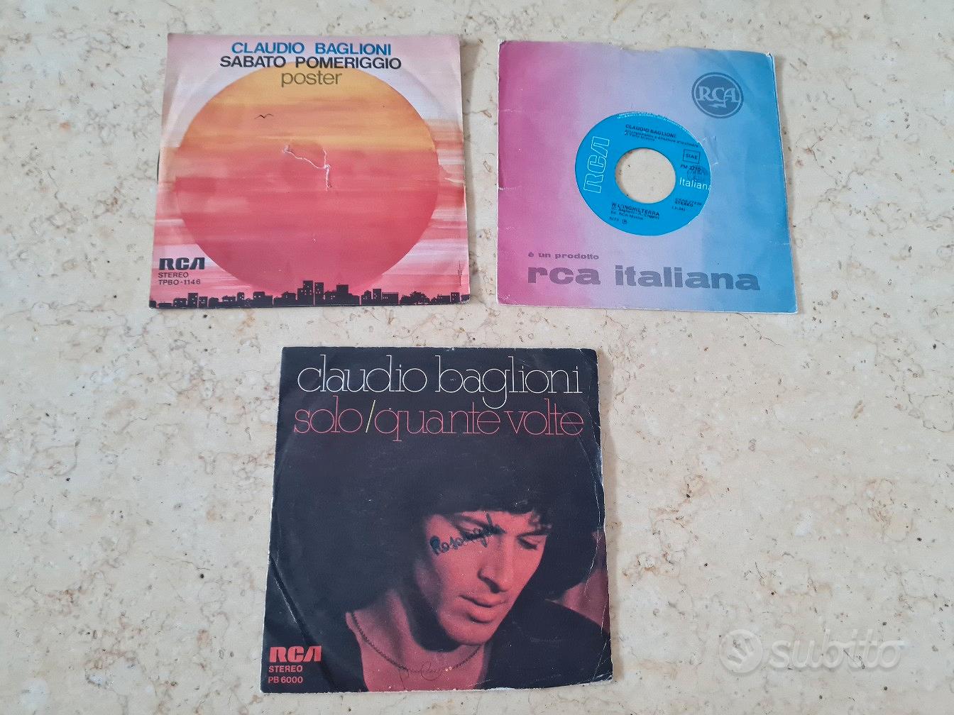 Claudio baglioni 45 giri disco vinile lotto - Musica e Film In vendita a  Sassari