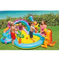 Piscina per Bambini con Scivolo Parco Gonfiabile