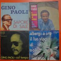 Vinile 45 giri lotto Gino Paoli-4 vinili Battisti