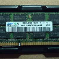 4 GB SDRAM SAMSUNG PC3-10600S (Notebook) 1,5 Volt