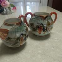 ciotola per zucchero e lattiera japonese