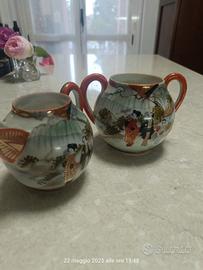 ciotola per zucchero e lattiera japonese